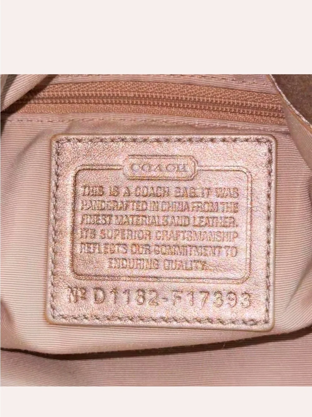 Coach signature canvas